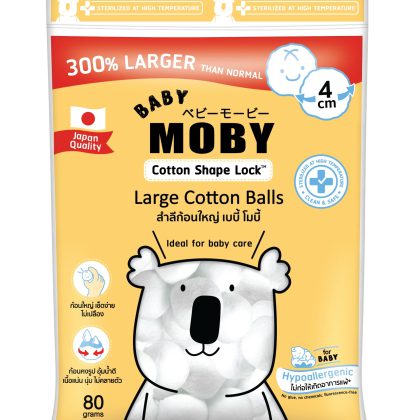Baby Moby ผ้าเช็ดเอนกประสงค์สำหรับเด็ก 30 แผ่น, 12 แพค
