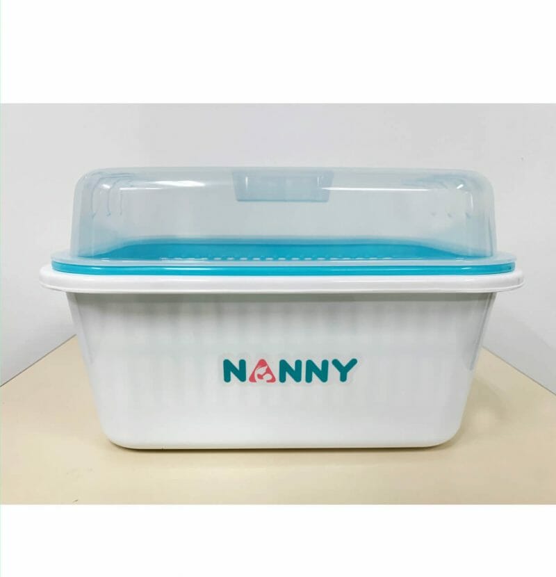 Nanny – ที่คว่ำขวดนม แบบมีฝาครอบ, 2 ชิ้น