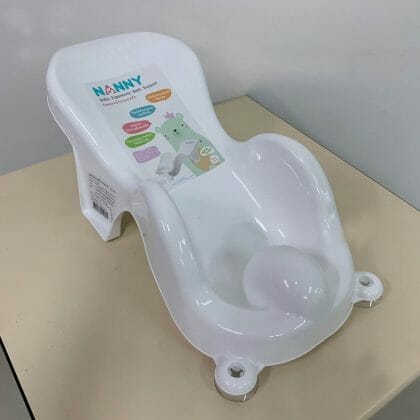 Nanny – เก้าอี้นั่งอาบน้ำเด็ก รุ่น Premium (สีชมพู), 2 ชิ้น