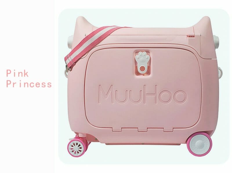MuuHoo กระเป๋าเดินทางเด็ก (สีชมพู)