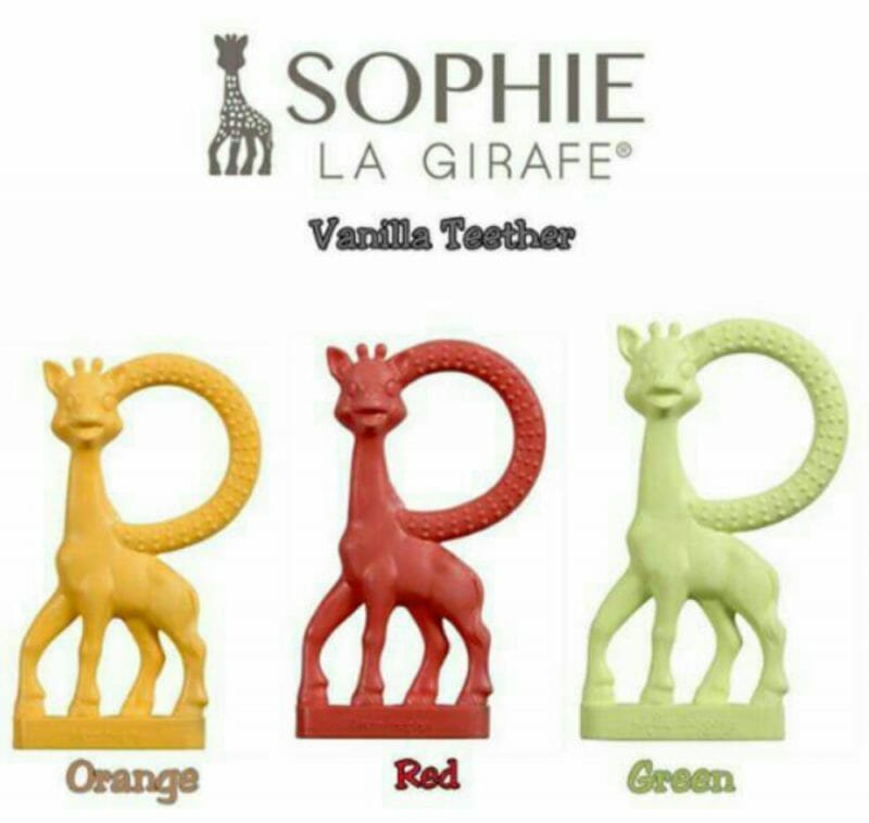 Sophie La Girafe – ยางกัดยีราฟโซฟี กลิ่นวนิลา (สีแดง)