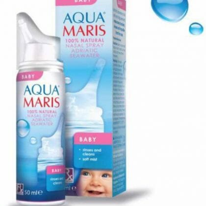 Aqua Maris – สเปรย์น้ำเกลือ พ่นจมูกเด็ก 50 ml, 2 ชิ้น