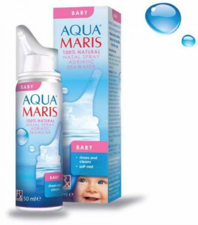 Aqua Maris – สเปรย์น้ำเกลือ พ่นจมูกเด็ก 50 ml, 2 ชิ้น