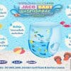 Jaco Baby - จาโค่เบบี้ ผ้าอ้อมสำหรับว่ายน้ำ Size M (บรรจุ 3 ชิ้น)-3