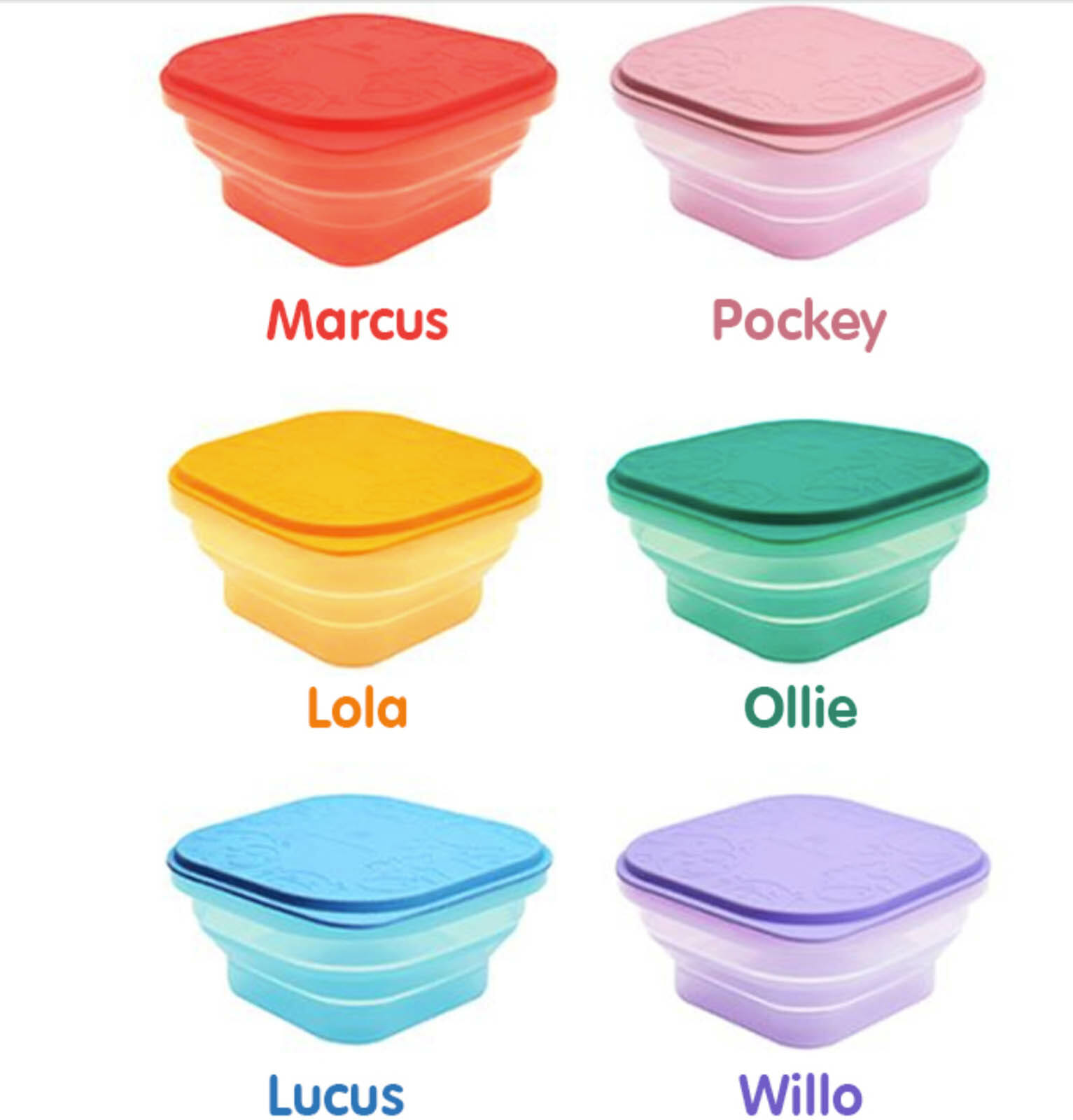 Marcus & Marcus Collapsible Snack Container - Ollie