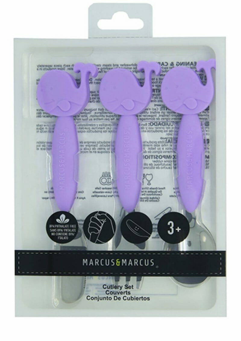 Marcus & Marcus – ชุดช้อนส้อมมีดไม่มีคม สำหรับเด็ก (Willo) Cutlery Set, 2 ชิ้น