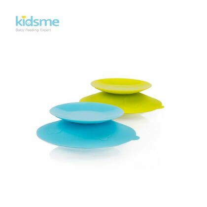 Kidsme – ที่ป้อนอาหารเด็กแบบซิลิโคน สีฟ้า Size M, 2 ชิ้น