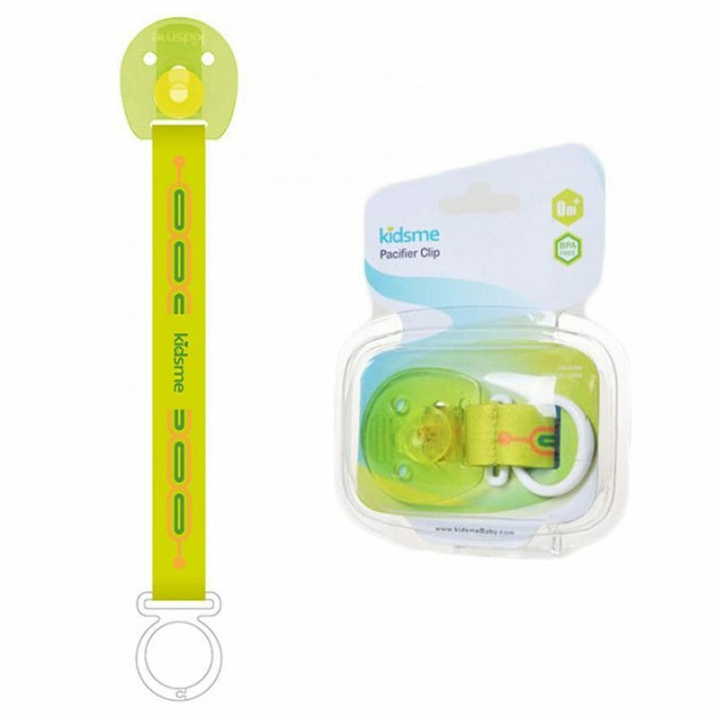Kidsme – Pacifier Clip สายคล้องจุกหลอกสำหรับเด็ก สีเขียว, 3 ชิ้น