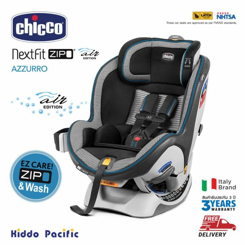 Chicco คาร์ซีท เด็กแรกเกิด Nextfit Zip Air  – สี Azzurro | คิคโค่ Car Seat (ประกันศูนย์ไทย)