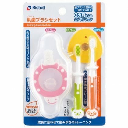 Richell แปรงสีฟัน​เด็ก​ Richell Baby Toothbrush, 2 ชิ้น